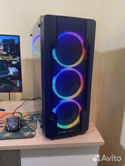 Игровой пк с монитором/Intel Core/Черный Power