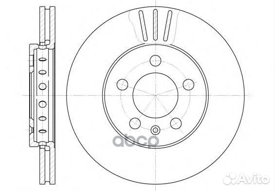 6545.10 диск тормозной передний Audi A2/A3,VW