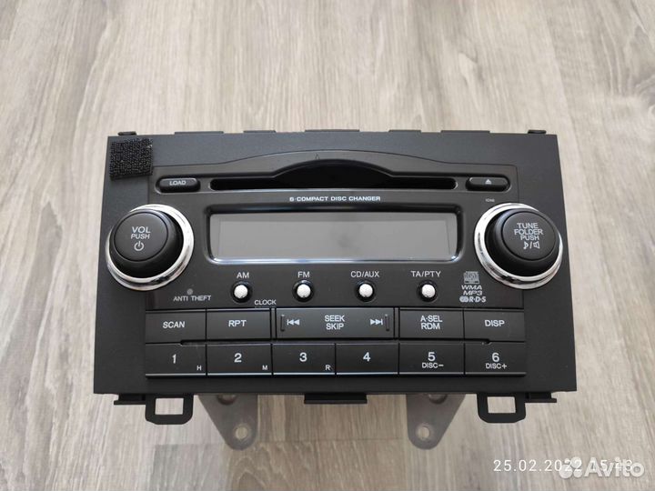 Магнитола Honda CR-V 2009 год