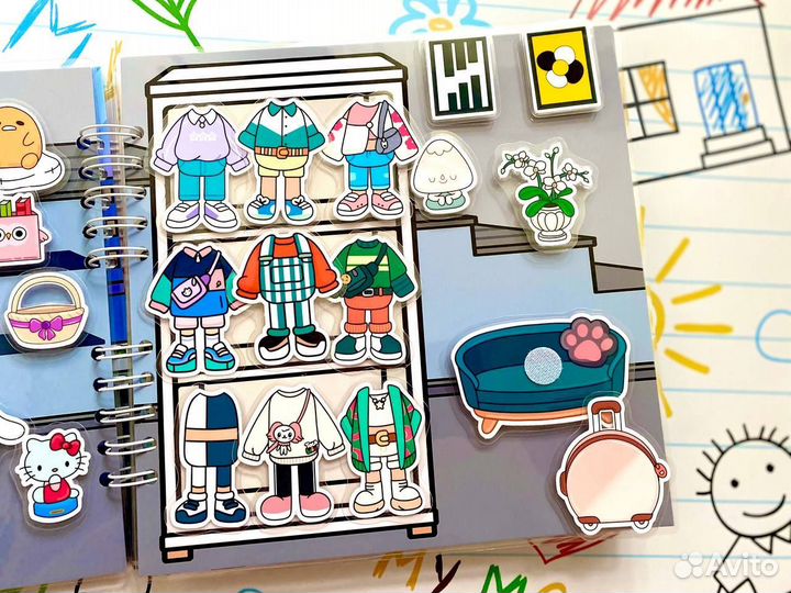 Альбом на липучках Тока Бока Музыкальный фестиваль