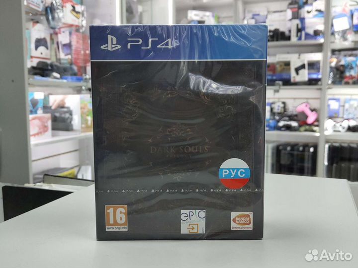 Диск на PS4 Dark Souls trilogy(обмен, скупка)