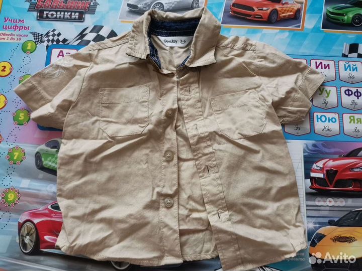 Рубашка 62-68см новая