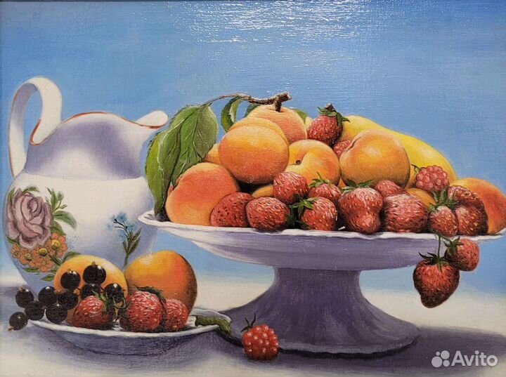 Картина маслом на холсте, натюрморт