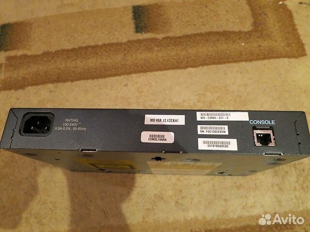 Коммутатор Cisco Catalyst WS-C2940-8TT-S 9 портов