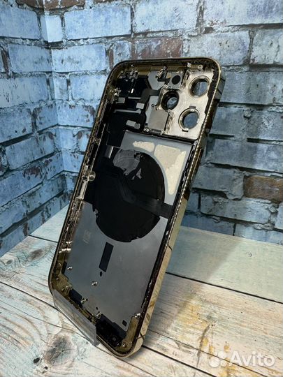 Корпус iPhone 12 Pro Max Gold переклейка