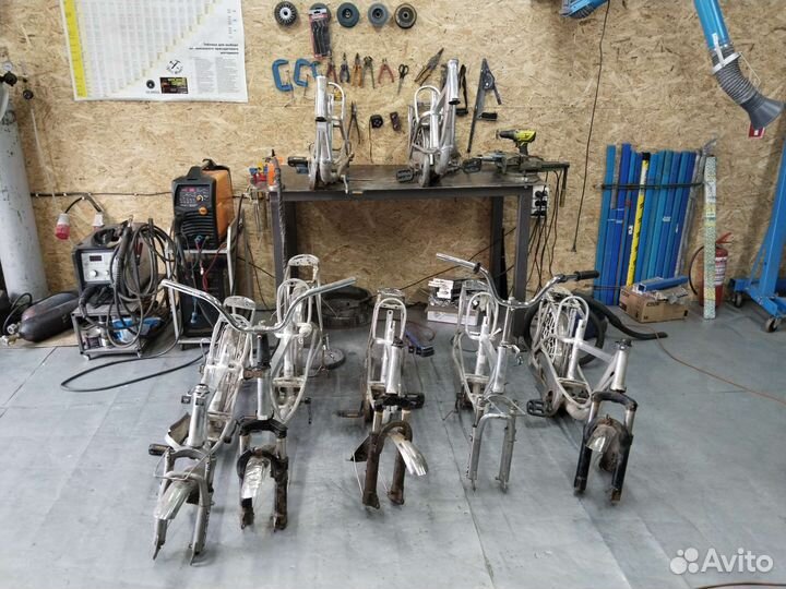 Ремонт велосипедных рам