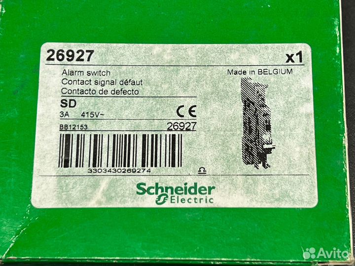 Schneider 26927 Контакт состояния, новый, 1 шт
