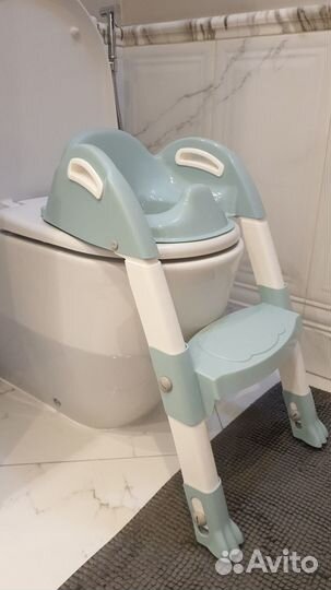 Детский стул- сиденье со ступенькой для унитаза