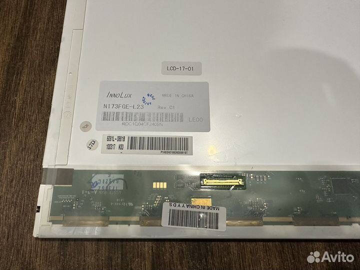 Новая Матрица 17.3 HD+ 40pin 1600x900