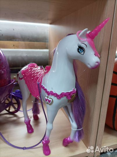 Игрушка карета для барби с лошадью