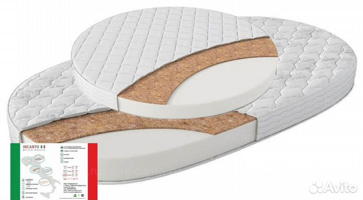 Комплект матрасов uomo (холлкон/кокос)