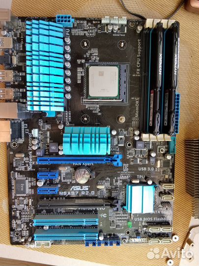 AMD FX 8320, Материнка M5A97, Кулер Hyper 612 v2