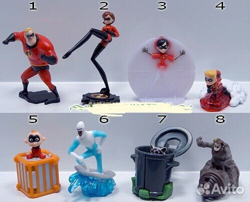 Коллекция киндер Супер семейка 2