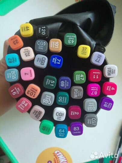 Маркеры двухсторонние новые