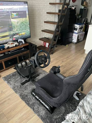 Игровое кресло Playseat+Logitech G923 купить в Москве | Электроника | Авито