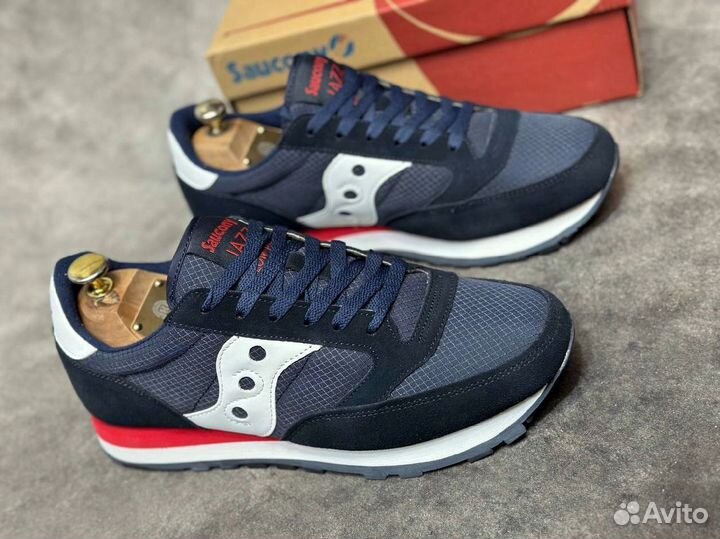 Saucony синие с белым разм. 44