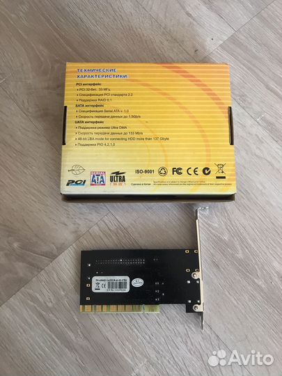 PCI контролёр SATA + ata
