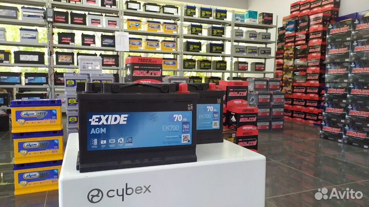 Комплект аккумулятор 70Ач AGM Exide для поломойки
