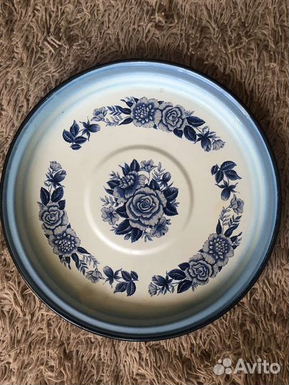 Блюдо эмаль времен СССР