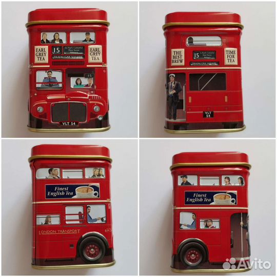 Мини банки для чая набор из 3-х штук