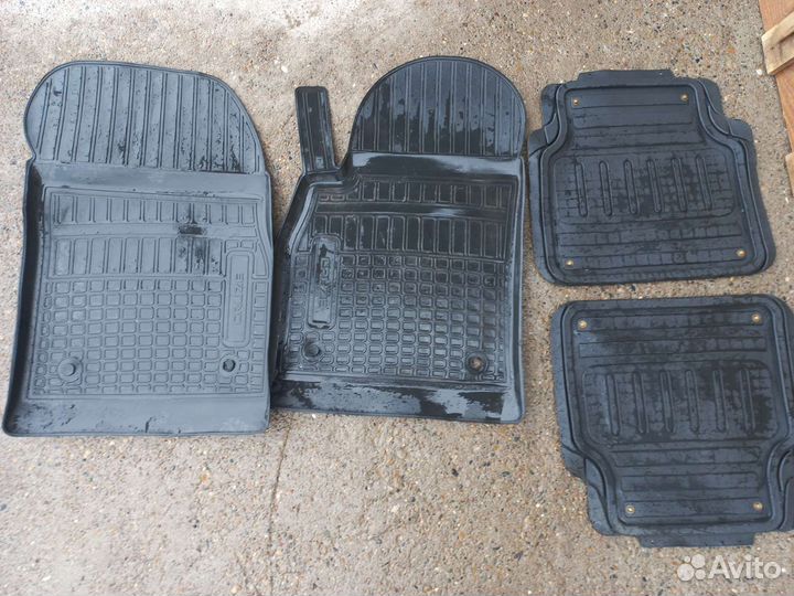 Автомобильные коврики резиновые шевроле круз
