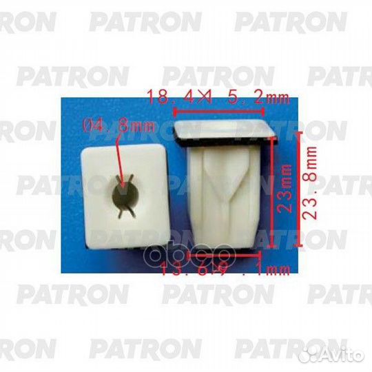 Клипса пластмассовая GM / Opel / Chevrolet Прим