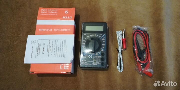 Мультиметр цифровой DT838