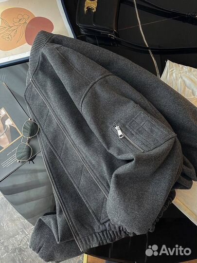 Бомбер zara серый оригинал