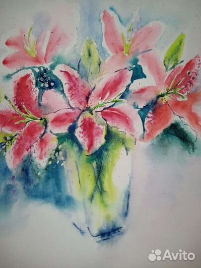 Рисунок акварелью