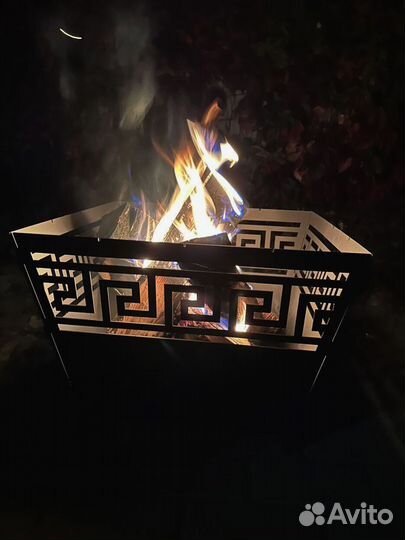 Костровая чаша с крышкой