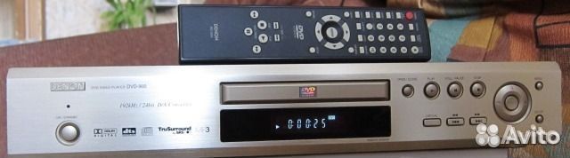Denon DVD-900 Japan черный сд\двд плеер