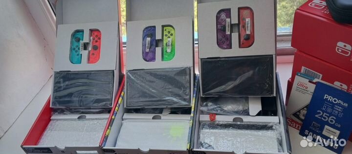 Nintendo Switch Oled Прошитая Новая с играми