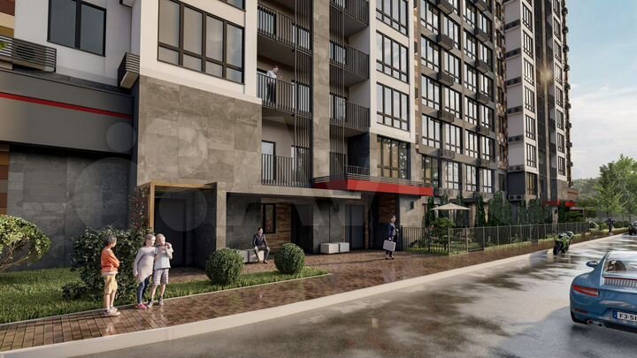 2-к. квартира, 61,5 м², 16/17 эт.