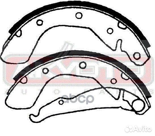 Колодки тормозные барабанные задние AKS2015 akyoto