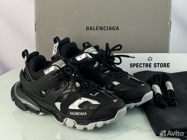 Кроссовки Balenciaga Track Sneaker Black Silver