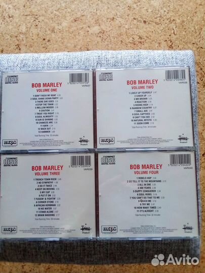 Bob Marley коллекционные 4 диска