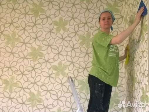 Поклейка обоев