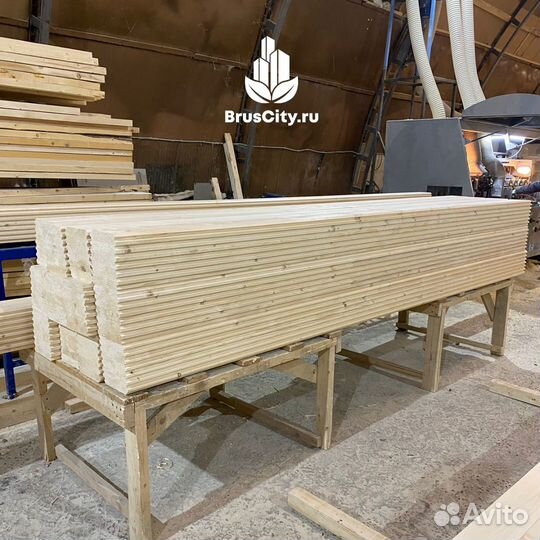 Клееный профилированный брус