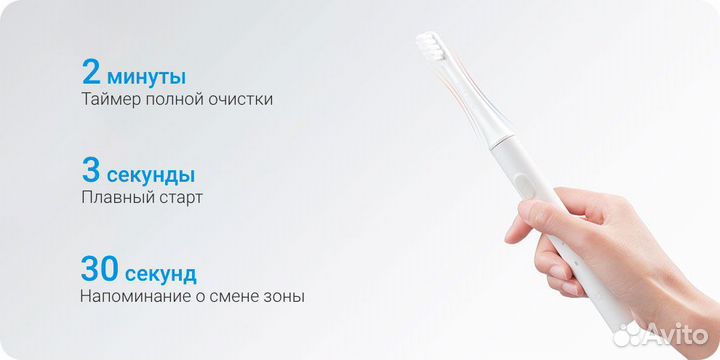 Электрическая, звуковая зубная щетка Xiaomi T100