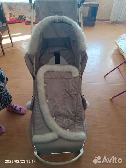 Коляска санки