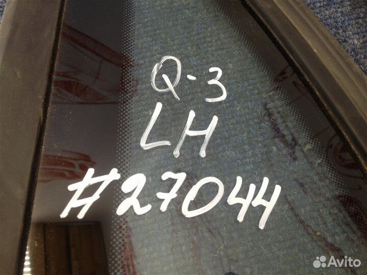 Стекло кузова боковое заднее левое Audi Q3