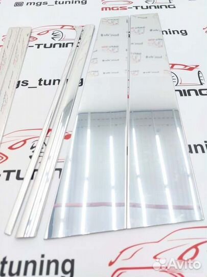 Накладки на стойки дверей Maybach Mercedes GLS 167