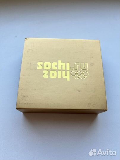 Футляр для золотой монеты олимпиада сочи 2014