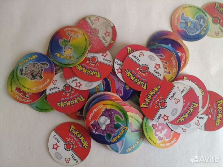 Caps-Фишки + Карточки Покемоны