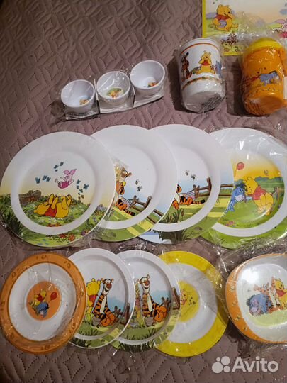 Набор пластиковой посуды для пикника или для дома