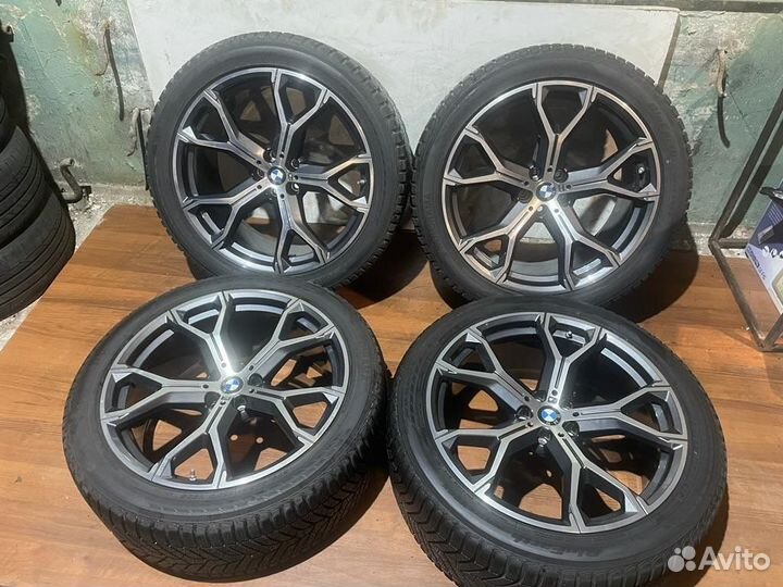 Оригинал 741m BMW X5 X6 yokohama 275/40 R21 разно