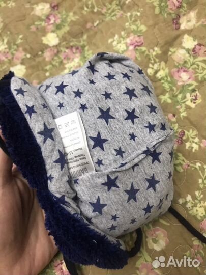 Шапка детская мишка