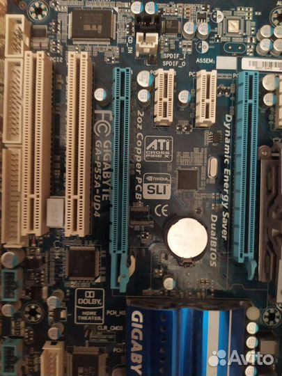 Материнская плата с процессором кулер и память