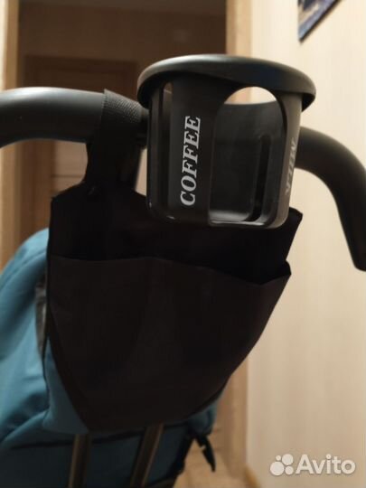 Детский трёхколёсный велосипед коляска с ручкой