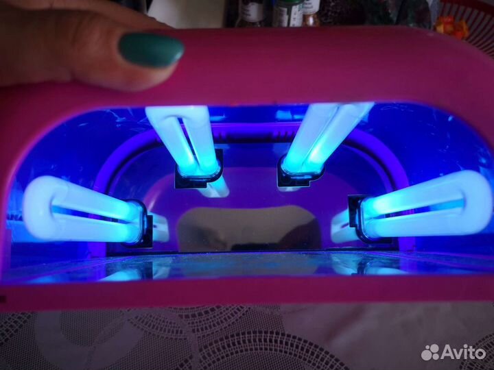 Уф лампа для ногтей бу